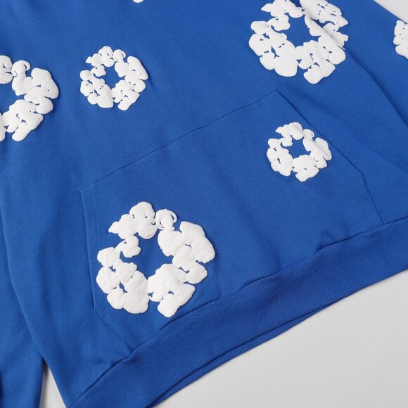 Blue Foam Print Denim Tears Kapok Hoodie - Picture 3 of 8